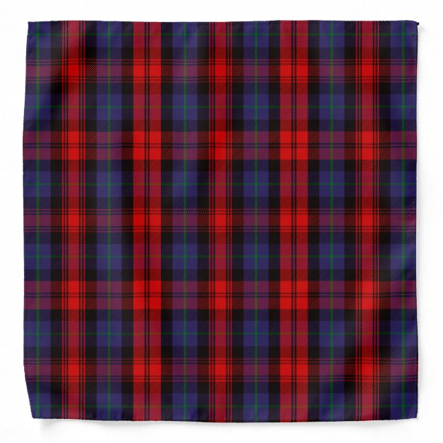 Scottish Clan MacLachlan Tartan Plaid Bandana (Front)