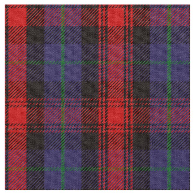 Scottish Clan MacLachlan Tartan Plaid Fabric | Zazzle