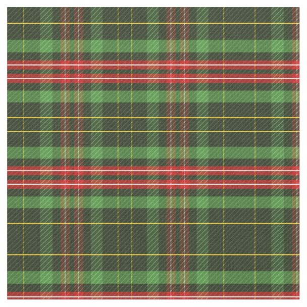 Clan MacLaren Tartan Fabric | Zazzle