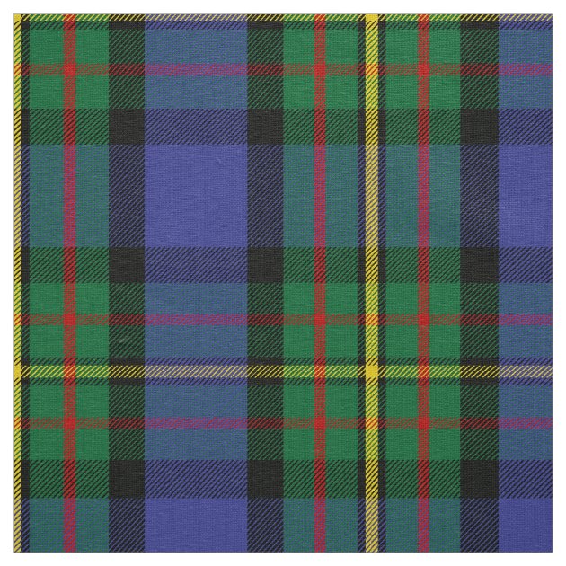 Scottish Clan MacLaren Tartan Plaid Fabric | Zazzle