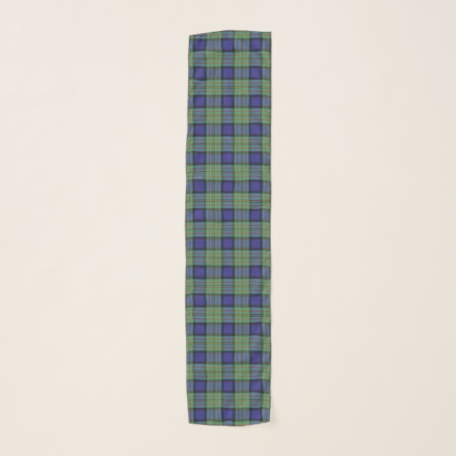 Scottish Clan MacLaren Tartan Plaid Scarf (Front)