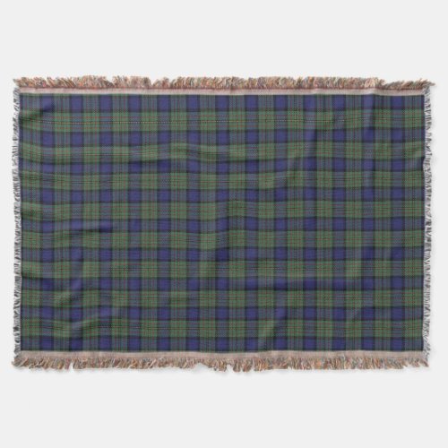 Scottish Clan MacLaren Tartan Throw Blanket