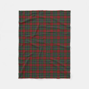 Scottish Clan MacLean Classic Tartan Fleece Blanket