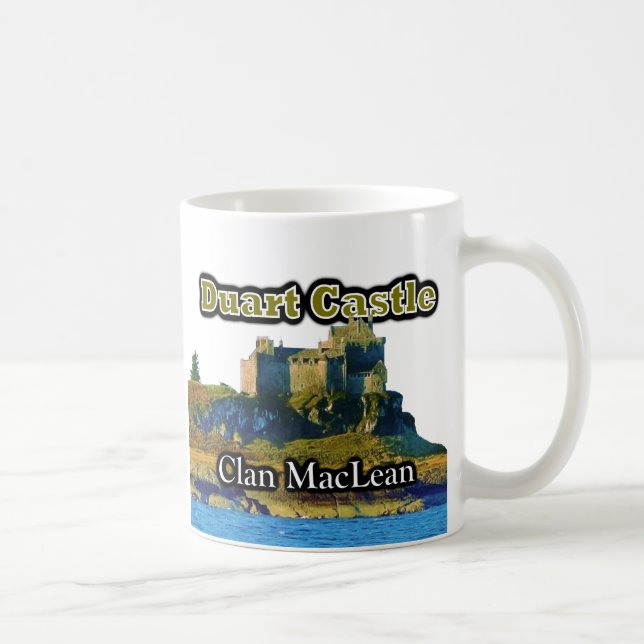 Scottish Clan MacLean Duart Castle Coffee Mug (Right)