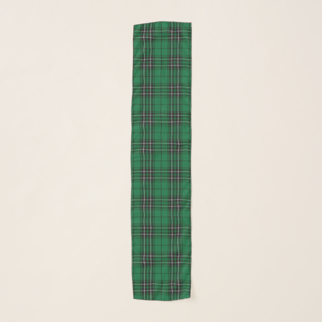 Scottish Clan MacLean Hunting Tartan Plaid Scarf (Front)