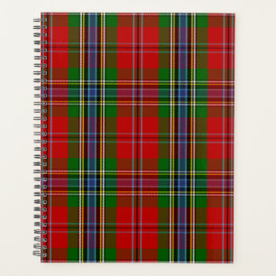 Scottish Clan MacLean of Duart Tartan Plaid Planner