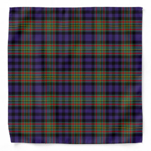 Scottish Clan MacLellan Tartan Plaid Bandana