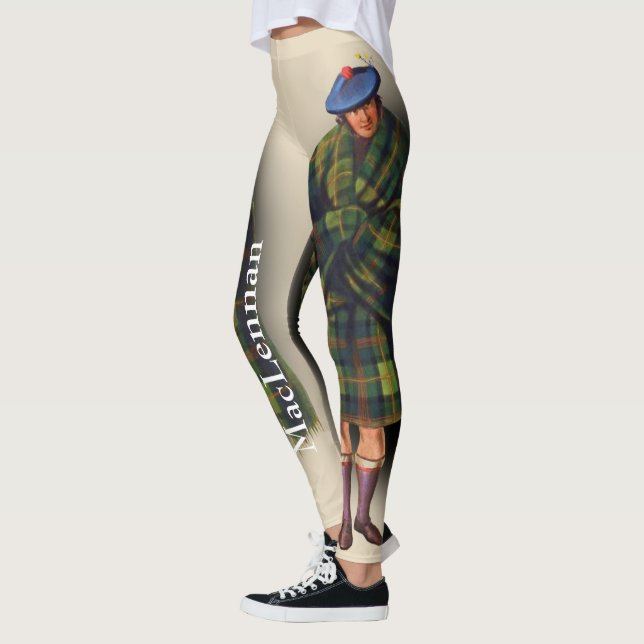 Scottish Clan MacLennan By R. R. McIan Leggings (Left)