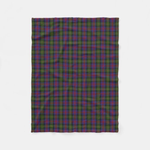 Scottish Clan MacLennan Classic Tartan Fleece Blanket