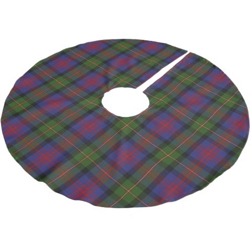 Scottish Clan MacLennan Tartan Brushed Polyester Tree Skirt