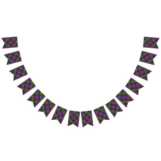 Scottish Clan MacLennan Tartan Bunting Flags (All)