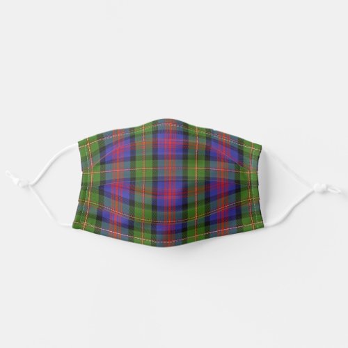 Scottish Clan MacLennan Tartan Plaid Adult Cloth Face Mask