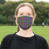 Scottish Clan MacLennan Tartan Plaid Adult Cloth Face Mask (Outside)