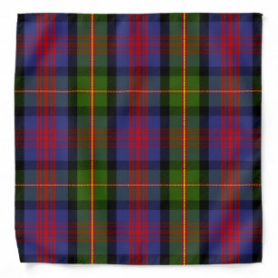 Scottish Clan MacLennan Tartan Plaid Bandana