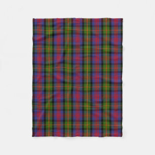 Scottish Clan MacLennan Tartan Plaid Fleece Blanket