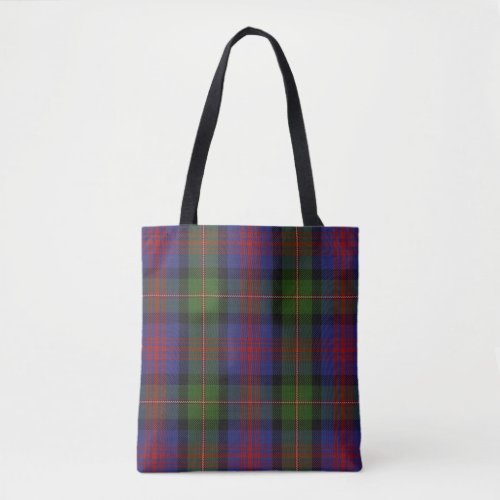 Scottish Clan MacLennan Tartan Plaid Tote Bag