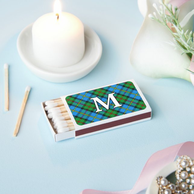 Scottish Clan MacLeod Harris Tartan Matchboxes (Insitu)