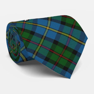 Scottish Clan MacLeod M Monogram Tartan Neck Tie