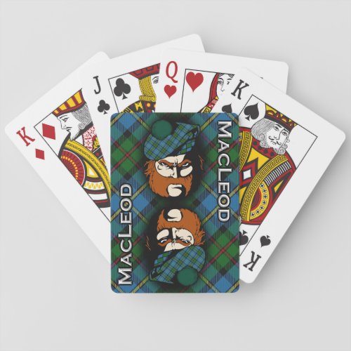 Scottish Clan MacLeod of Harris Tartan Deck Poker Cards