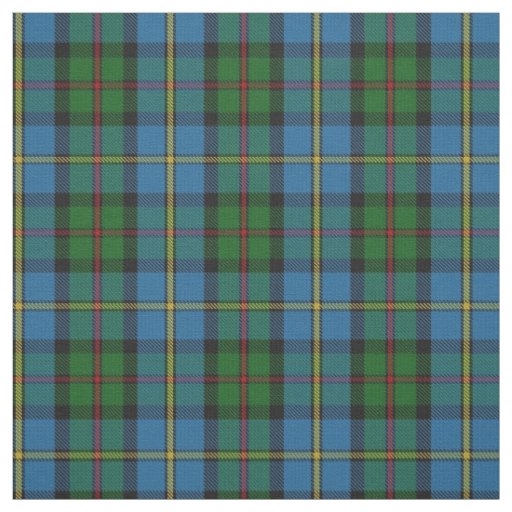 Scottish Clan MacLeod of Harris Tartan Fabric | Zazzle