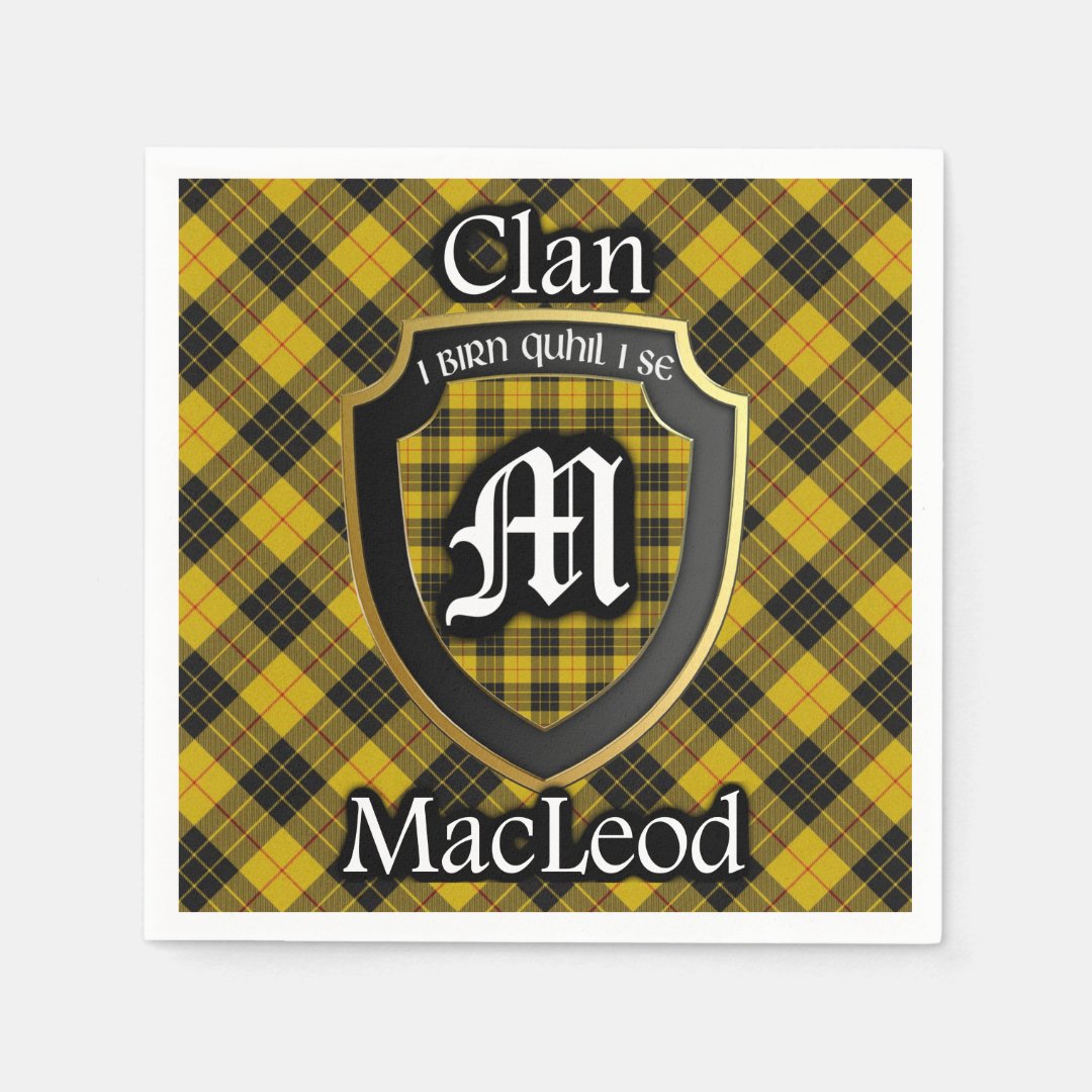 Sweatshirt Clan Macleod Écossais - Imprimé Armoiries - 241 G, Coupe Classique - Coton/polyester