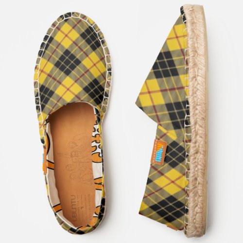 Scottish Clan MacLeod Tartan Plaid Espadrilles