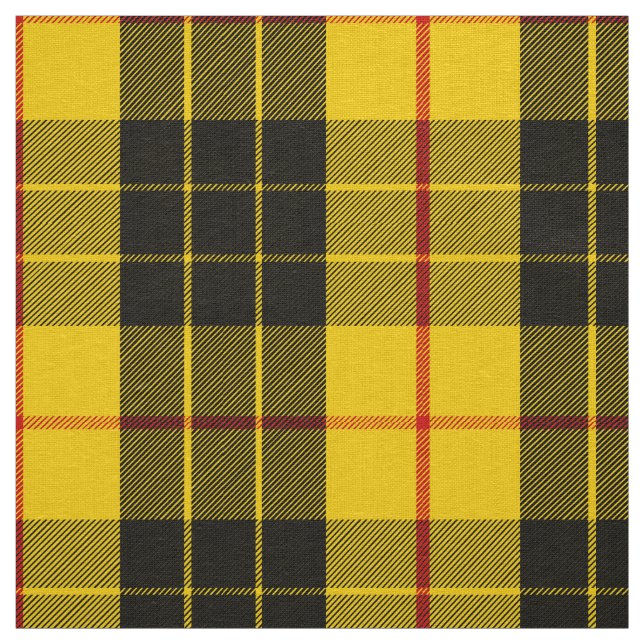 Scottish Clan MacLeod Tartan Plaid Fabric (Swatch)
