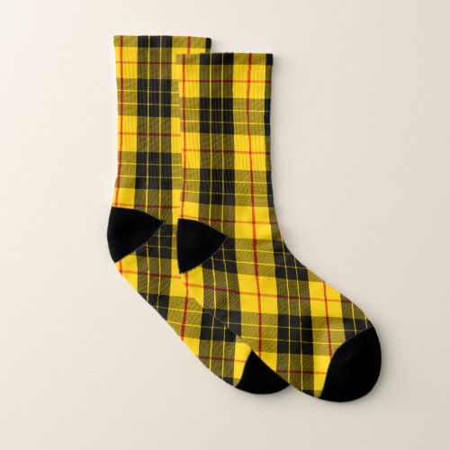 Scottish Clan MacLeod Tartan Plaid Socks