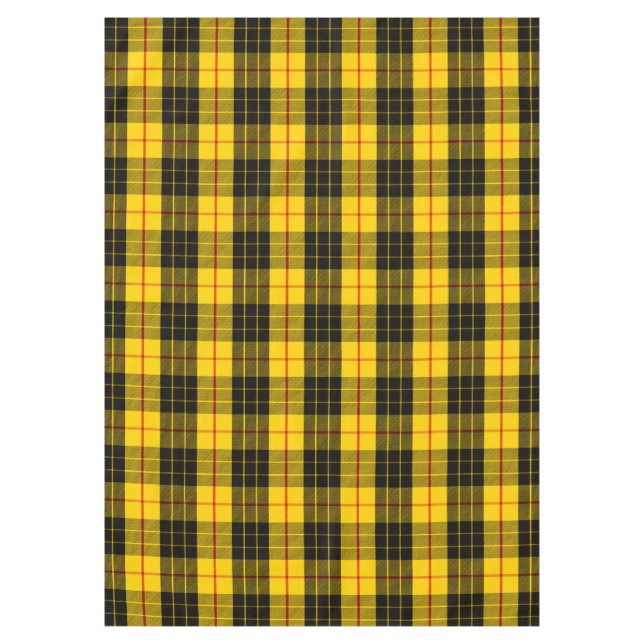 Scottish Clan MacLeod Tartan Plaid Tablecloth (Front)