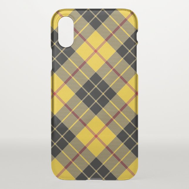 Scottish Clan MacLeod Tartan Plaid Uncommon iPhone Case (Back)