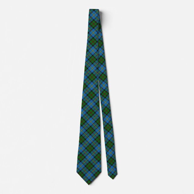 Scottish Clan MacLeod Tartan Tie (Front)