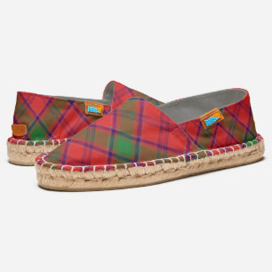 Scottish Clan MacLintock Tartan Plaid Espadrilles