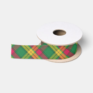 Scottish Clan MacMillan Classic Colorful Tartan Satin Ribbon