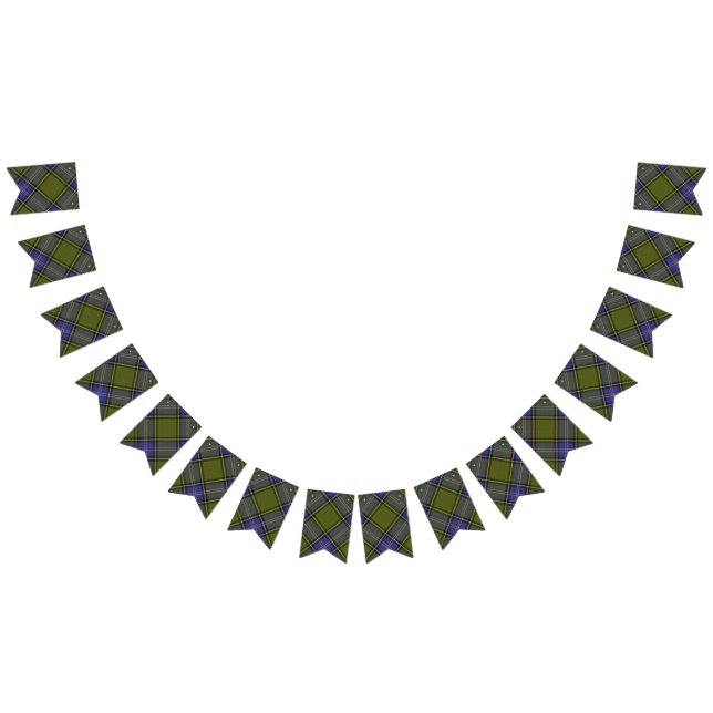 Scottish Clan MacMillan Hunting Tartan Bunting Flags (All)