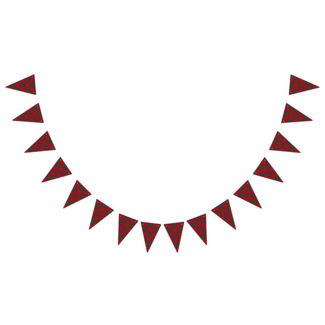 Scottish Clan MacNab Tartan Bunting Flags (All)