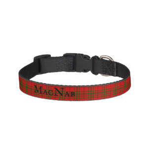 Scottish Clan MacNab Tartan Pet Collar
