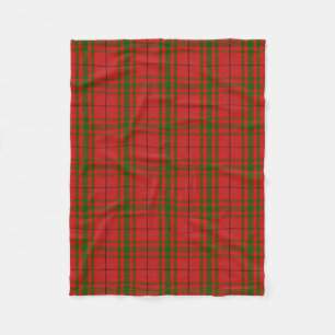 Scottish Clan MacNab Tartan Plaid Fleece Blanket