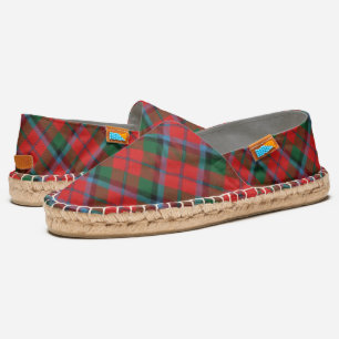 Scottish Clan MacNaughton Tartan Plaid Espadrilles