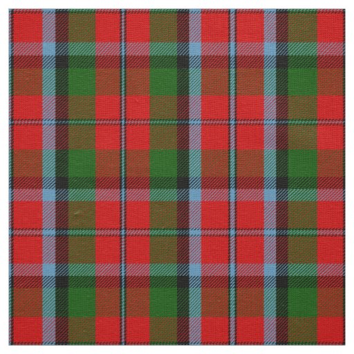 Scottish Clan MacNaughton Tartan Plaid Fabric