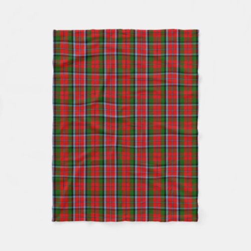 Scottish Clan MacNaughton Tartan Plaid Fleece Blanket