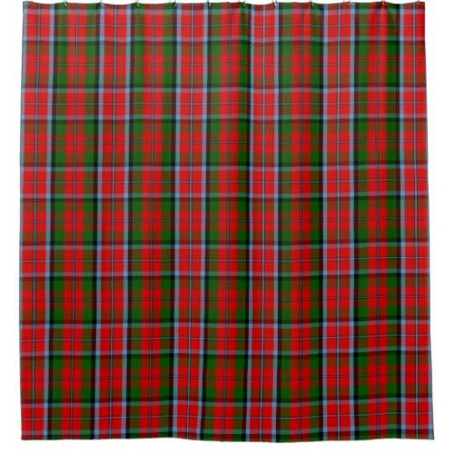 Scottish Clan MacNaughton Tartan Plaid Shower Curtain