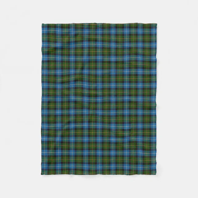 Scottish Tartan MacMillan Old Weathered Clan Woven Blanket Plaid Style main image 0