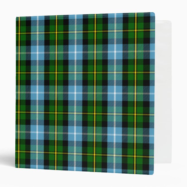 Scottish Clan MacNeil Tartan Plaid 3 Ring Binder (Front/Inside)