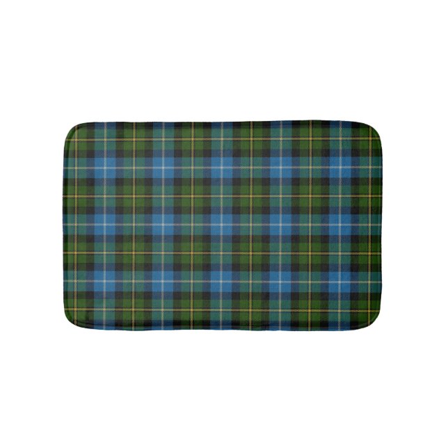 Scottish Clan MacNeil Tartan Plaid Bathroom Mat (Front)