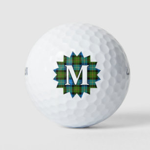 Scottish Clan MacNeil Tartan Plaid Burst Golf Balls