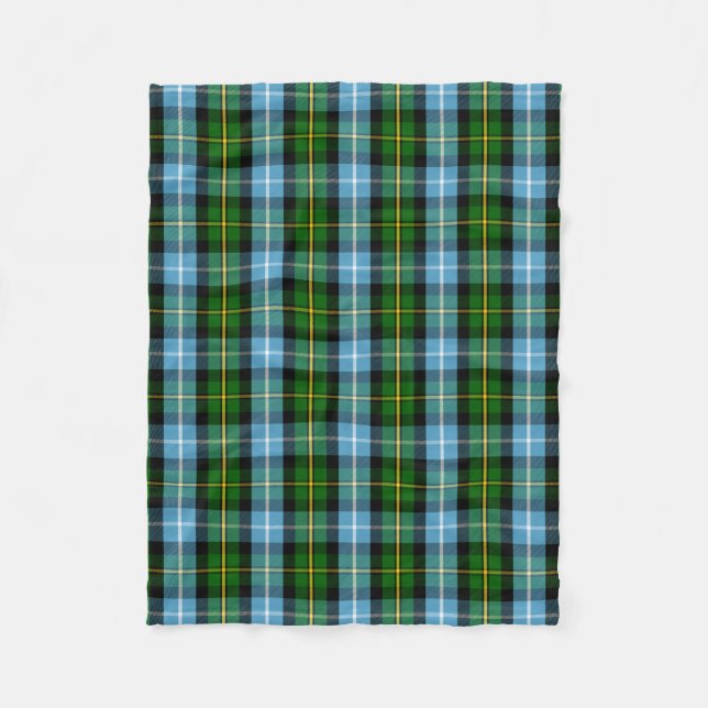 Scottish Clan MacNeil Tartan Plaid Fleece Blanket (Front)
