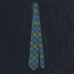 Scottish Clan MacNicol Hunting Tartan Tie<br><div class="desc">Celebrate the great Scottish Clan MacNicol with this blue and green hunting tartan tie.</div>