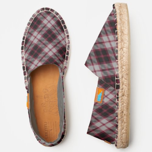 Scottish Clan MacPherson Tartan Plaid Espadrilles