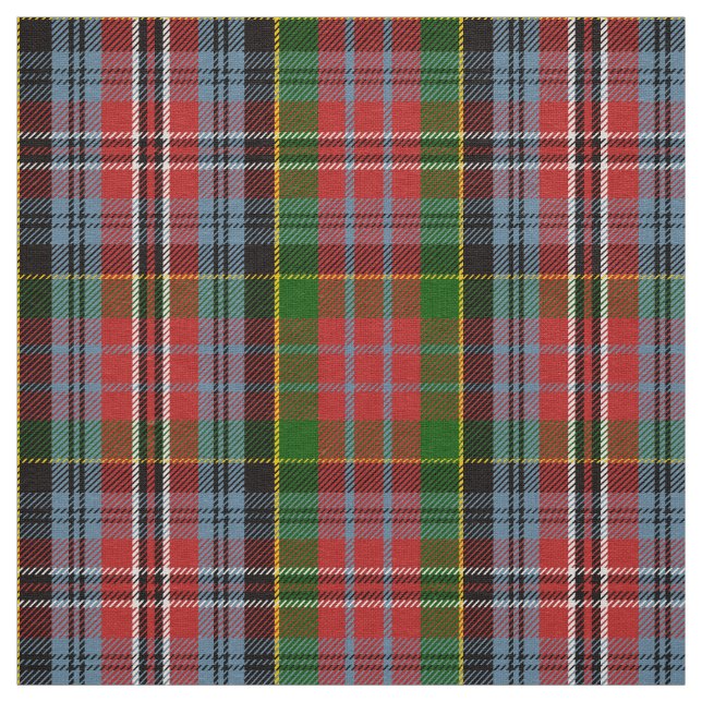 Scottish Clan MacPherson Tartan Plaid Fabric (Swatch)