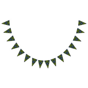 Scottish Clan MacRae Hunting Tartan Bunting Flags